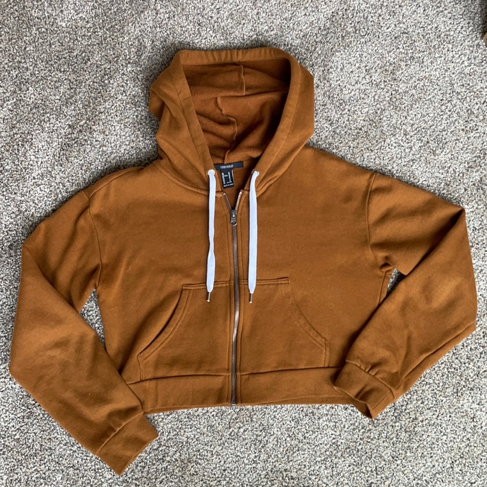 Forever 21 Cropped Hoodie
